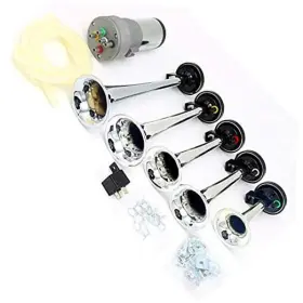 Vp-8838 Vpg Music Horn Dixiland Silver Air Pump Car Multi-frequency Sound