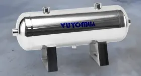 Vuyomoa 10l-sg 2.5 Gallon 304 Stainless Steel High Pressure Mini Small Portable Air Tank