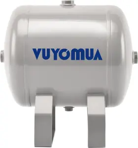 Vuyomua 744110982619 Carbon Steel High Pressure Mini Small Portable Air Tank Reservoir Storage Ta