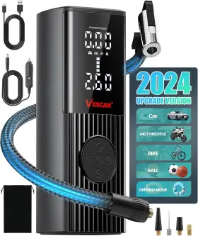 Autoushkld21-1 Vxscan Tire Inflator Air Compressor Cordless Fast Car Pump Rechargeable Portable Pro