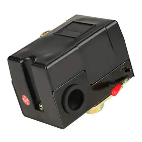 95-125 Walfront 445002578509 Air Compressor Pressure Switch Psi 4 Port Heavy Duty 20 Amp For Compr