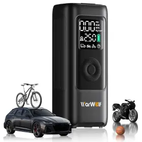 48lpm Warwolf Lp-25 160psi Tire Inflator Portable Air Compressor - Fast Pump For Car Ti