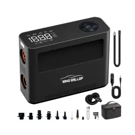 2301 Windgallop Paddle Board Pump Tire Inflator Portable Air Compressor 3x Faster Electric Ai