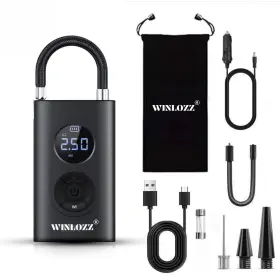 Bnm-59-vn Winlozz Tire Inflator Portable Air Compressor Pump For Car Tires With Digital Pre