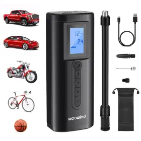 Ap2-p Woowind Tire Inflator Portable Air Compressor 150psi Pump For Car T