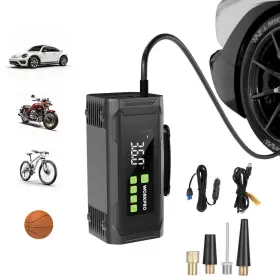 125294 Workpro 12v Electric Portable Tire Inflator Air Compressor Fast Pump 150 Psi