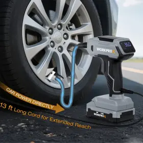 Workpro 125352 Workprox 150psi Portable Cordless Air Compressor Tire Inflator Car Pump