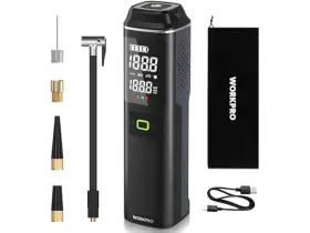 Workpro 820909686958 Portable Tire Inflator 7.2v/12v Small/mid/large
