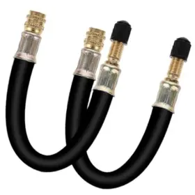 Wvapzwr Qmgy-2ch 2pcs Valve Stem Extenders 8.25 Inch Flexible Tire Extension Black