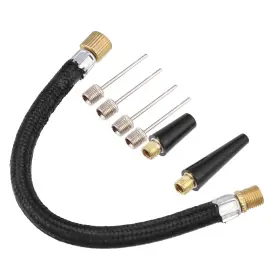 X Autohaux A22071400ux0033 1 Set Portable Air Pump With Inflation Tapered Nozzle Extension Hose For Bicy