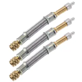 A22123100ux0164 X Autohaux 3pcs 103mm 4.06ftft Tire Valve Stem Extension Inflator Extender Hose Universal