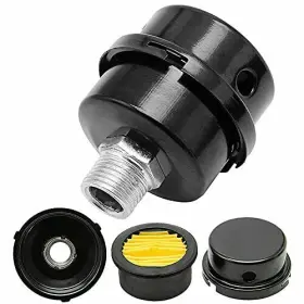 Hl018200av Xhban 792119161603 Air Compressor Silencer Filter Metal 20mm Thread 1/2 Inch Pt Fit