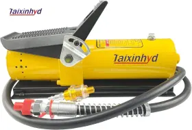1101-y Xingehyd Xg- Air Hydraulic Pump 10 000 Psi Ton Porta Power Foot Yellow