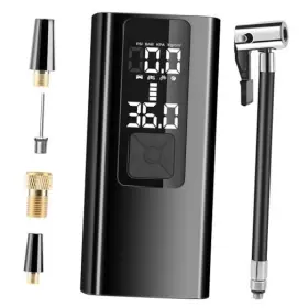 Ch15362bxtyja25 Yaseme Tire Inflator Portable Air Compressor Pump For Car Tires Black
