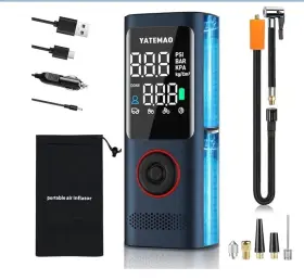 Yatemao 313097689608 Tire Inflator Portable Air Compressor - 25000mah And 160psi 4x Fast
