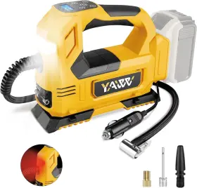 Ya-ac-01 Yawv Cordless Tire Inflator Air Compressor Dewalt 20v Max Battery 160psi Portable