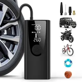 P005 Yawyard Tire Inflator Portable Air Compressor/pump Digital Pressure Gauge 120psi