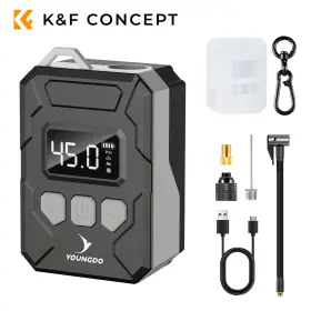 Youngdo Yd01.0177 Car Bike Tire Inflator Pump Portable Battery Rechargeable Air Compressor