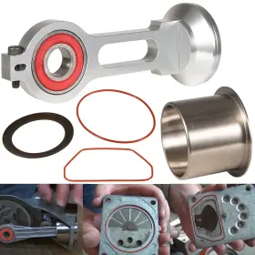 Ysm-kk4835 Yoursme Kk-4835 Compressor Piston Kit Connecting Rod Replacement With Bearing