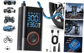 Atj-005 Yuyao Yiheng Auto Products Co. Ltd. Tire Inflator Portable Air Compressor Cordless Mini Pump With