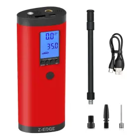 Zai03-red Z-edge Zedge Za103 Combo 150-psi Portable Air Inflator And