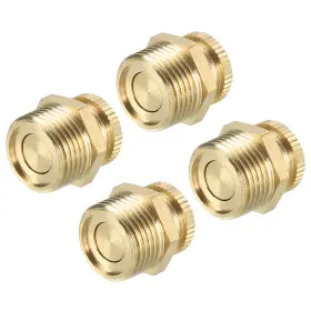 Zaplyte 609044449129 4pcs Air Compressor Tank Drain Valve G 3/8 Inch Brass