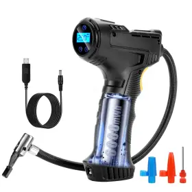 Zgwato 753763809570 150psi Portable Air Compressor For Car Tires Digital Tire Inflator With Led