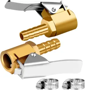 Jac-02a Zhaohong Instruments 1/4 Inch Brass Tire Inflator Lock On Air Chuck Mini Compressor Portable Inf