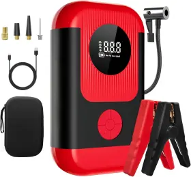 Zhejiang Youmeilai Intelligent Technology Co. Ltd 740145494882 Portable Air Compressor With Jump Starter 150 Psi Digital Tire Inflator 4000a C