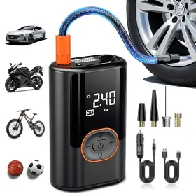 Zhujiyala 719645659701 Tire Inflator Portable Air Compressor 160 Psi Electric Pump With Digital
