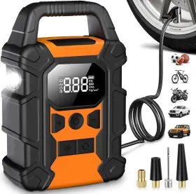 Zongym 766997288738 Tire Inflator Portable Air Compressor 150psi Pump For Car Tires Recharg