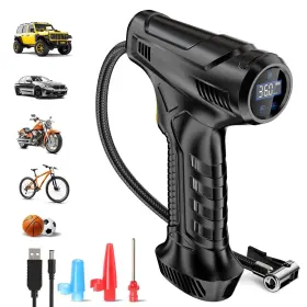 Zopom 795602414071 Tire Inflator Portable Air Compressor Rechargeable Pump For Car Tires A