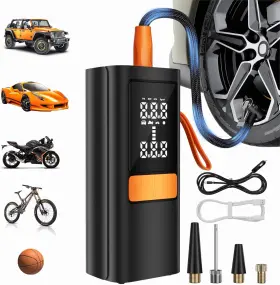 Zrtxba 744759195913 Tire Inflator Portable Air Compressor - 150psi With Pressure