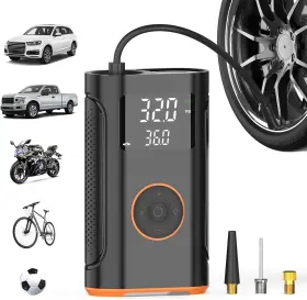 Ys002 Zsx New Upgrade Tire Inflator Portable Air Compressor-160 Psi Pump With Me