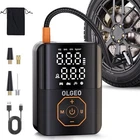 Olgeo Tire Inflator Portable Air Compressor, 160PSI Pump For Car, Jet Black New. Price: $77.53.
