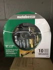 Metabo Hpt 1/4" X 50' Polyurethane Air Hose & 10 Piece Accessory Kit-combo Ship New. Price: $30.00.