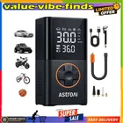 Astroai L7 Tire Inflator Portable Air Compressor Cordless Mini Bike Orange New. Price: $34.59.