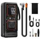 Wolfbox Cordless Tire Inflator Portable Air Compressor, 150PSI Compact, Black New. Price: $93.68.