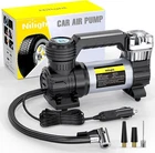 Nilight Portable Air Compressor Tire Inflator 12V Heavy Duty 120PSI Metal New. Price: $54.99.