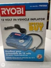 Ryobi Vehicle Inflator 12V,, Limited Time Offer Special Buy! M#568-970 (B6 New. Price: $39.98.