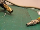 Air Line With Quick Release Fittings & Husky Regulator HDA70500AV Used. Price: $18.04.