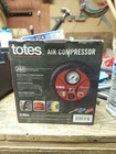 Totes Auto Club Portable Tire Air Compressor 260 Psi Tested Mib Open. Price: $22.00.
