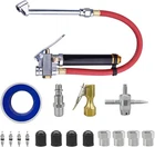 Heavy Duty Bayonet Style Tire Inflator With Air Chuck, 0-200PSI 17PCS Auto New. Price: $21.61.