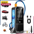 160PSI Tire Inflator Portable Air Compressor, 6000MAH For New. Price: $74.09.