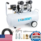 Quiet 8-GAL Oil-free Air Compressor, 68DB, 2.8 Cfm 90 Psi, Steel Tank New. Price: $299.99.
