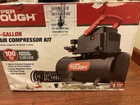 Hyper Tough 3-GALLON Portable Oil-free Air Compressor Kit 100 Psi Black/red Used. Price: $80.00.