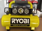 Ryobi One+ 18V Cordless Gal. Portable Air Compressor (tool Only) P739 Open. Price: $110.00.