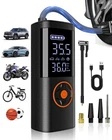 Portable Air Compressor, Rechargeable Cordless Tire Inflator With Pressure Gauge New. Price: $19.51.