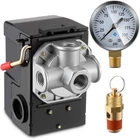 Dreyoo Air Compressor Pressure Switch 90-120 4-PORT Amp With 0-200 Psi Gau... New. Price: $38.87.
