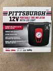Pittsburgh 12V Portable Tire Inflator With Led Light New. Price: $22.99.